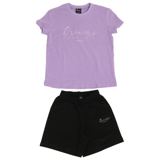 Target Παιδικό σετ Girls T-Shirt & Shorts ''Dreams'' Set